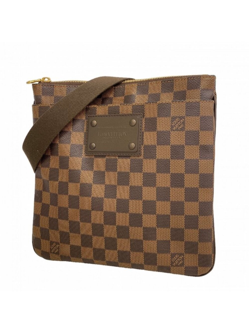 Louis Vuitton Shoulder Bag Damier Pochette Pratt Brooklyn Ebene
